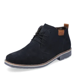 New Rieker Sznurowane Buty Meskie W Kolorze Granatowym