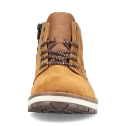 Fashion Rieker Sznurowane Buty Meskie W Kolorze Karmelowo-Brazowym