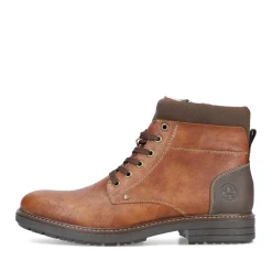 Fashion Rieker Sznurowane Buty Meskie W Kolorze Karmelowo-Brazowym