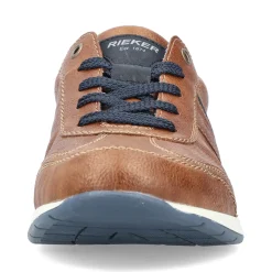 Outlet Rieker Sznurowane Buty Meskie W Kolorze Kasztanowo-Brazowym