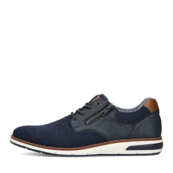 Online Rieker Sznurowane Buty Meskie W Kolorze Lazurowym