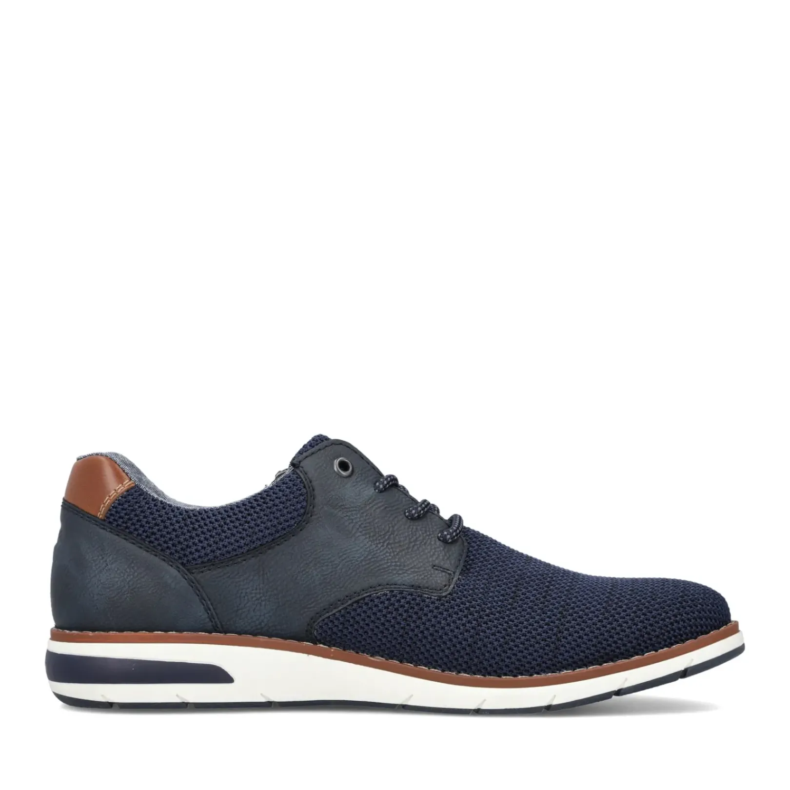 Online Rieker Sznurowane Buty Meskie W Kolorze Lazurowym