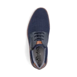 Online Rieker Sznurowane Buty Meskie W Kolorze Lazurowym