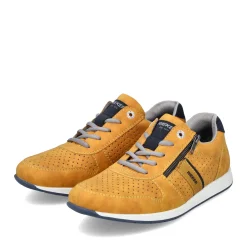 New Rieker Sznurowane Buty Meskie Slonecznikowo-Zolto-Granatowe