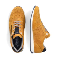 New Rieker Sznurowane Buty Meskie Slonecznikowo-Zolto-Granatowe