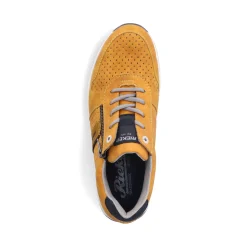 New Rieker Sznurowane Buty Meskie Slonecznikowo-Zolto-Granatowe