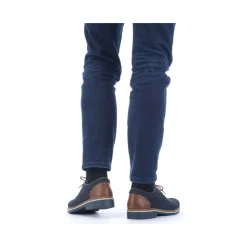 Discount Rieker Sznurowane Buty Meskie W Kolorze Granatowym