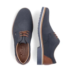Discount Rieker Sznurowane Buty Meskie W Kolorze Granatowym