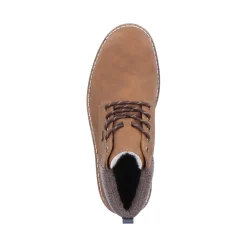 Best Rieker Sznurowane Buty Meskie W Kolorze Karmelowo-Brazowym