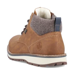 Best Rieker Sznurowane Buty Meskie W Kolorze Karmelowo-Brazowym