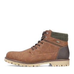 Best Rieker Sznurowane Buty Meskie W Kolorze Jasnobrazowym