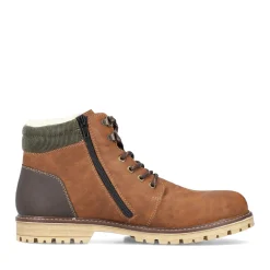 Best Rieker Sznurowane Buty Meskie W Kolorze Jasnobrazowym