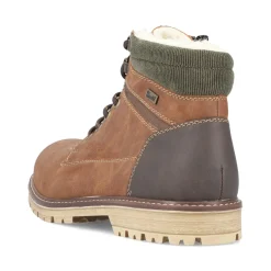 Best Rieker Sznurowane Buty Meskie W Kolorze Jasnobrazowym