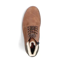 Best Rieker Sznurowane Buty Meskie W Kolorze Jasnobrazowym