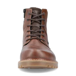 Clearance Rieker Sznurowane Buty Meskie W Kolorze Kasztanowo-Brazowym