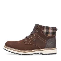 Online Rieker Sznurowane Buty Meskie W Kolorze Orzechowego Brazu