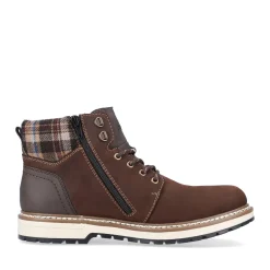 Online Rieker Sznurowane Buty Meskie W Kolorze Orzechowego Brazu