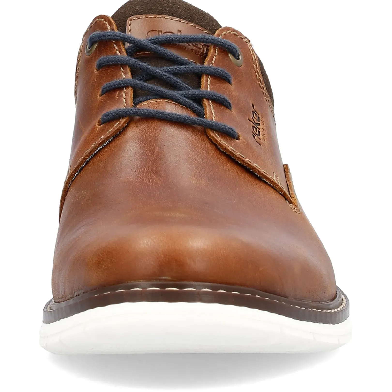 Best Rieker Sznurowane Buty Meskie , Drewno-Brazowe