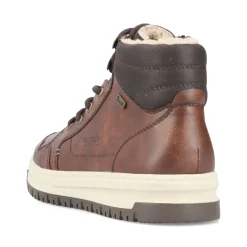 Hot Rieker Sznurowane Buty Meskie W Kolorze Orzechowego Brazu