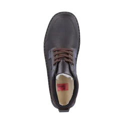 Fashion Rieker Sznurowane Buty Meskie W Kolorze Espresso W Kolorze Brazu