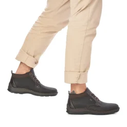 Fashion Rieker Sznurowane Buty Meskie W Kolorze Espresso W Kolorze Brazu