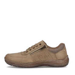 Hot Rieker Sznurowane Buty Meskie W Kolorze Brazowo-Bezowym
