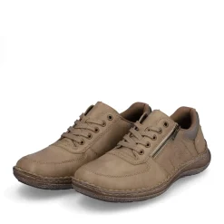 Hot Rieker Sznurowane Buty Meskie W Kolorze Brazowo-Bezowym