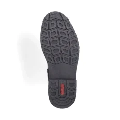 Outlet Rieker Sznurowane Buty Meskie W Kolorze Glebokiej Czerni