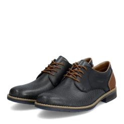 Best Rieker Sznurowane Buty Meskie W Kolorze Granatowym