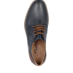 Best Rieker Sznurowane Buty Meskie W Kolorze Granatowym