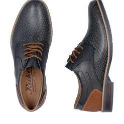 Best Rieker Sznurowane Buty Meskie W Kolorze Granatowym