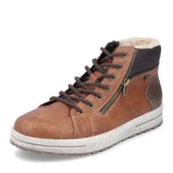 Hot Rieker Sznurowane Buty Meskie W Kolorze Karmelowo-Brazowym