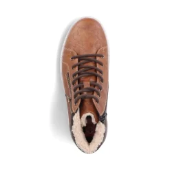 Hot Rieker Sznurowane Buty Meskie W Kolorze Karmelowo-Brazowym