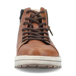 Hot Rieker Sznurowane Buty Meskie W Kolorze Karmelowo-Brazowym