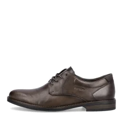 Discount Rieker Sznurowane Buty Meskie W Kolorze Ciemnobrazowym