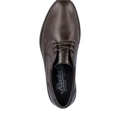Discount Rieker Sznurowane Buty Meskie W Kolorze Ciemnobrazowym