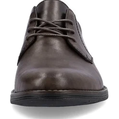 Discount Rieker Sznurowane Buty Meskie W Kolorze Ciemnobrazowym