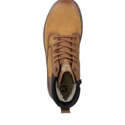New Rieker Sznurowane Buty Meskie Wood Brown