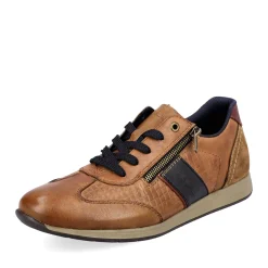 Sale Rieker Sznurowane Buty Meskie W Kolorze Brazowo-Czarnym