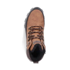 Best Rieker Sznurowane Buty Meskie W Kolorze Karmelowo-Brazowym