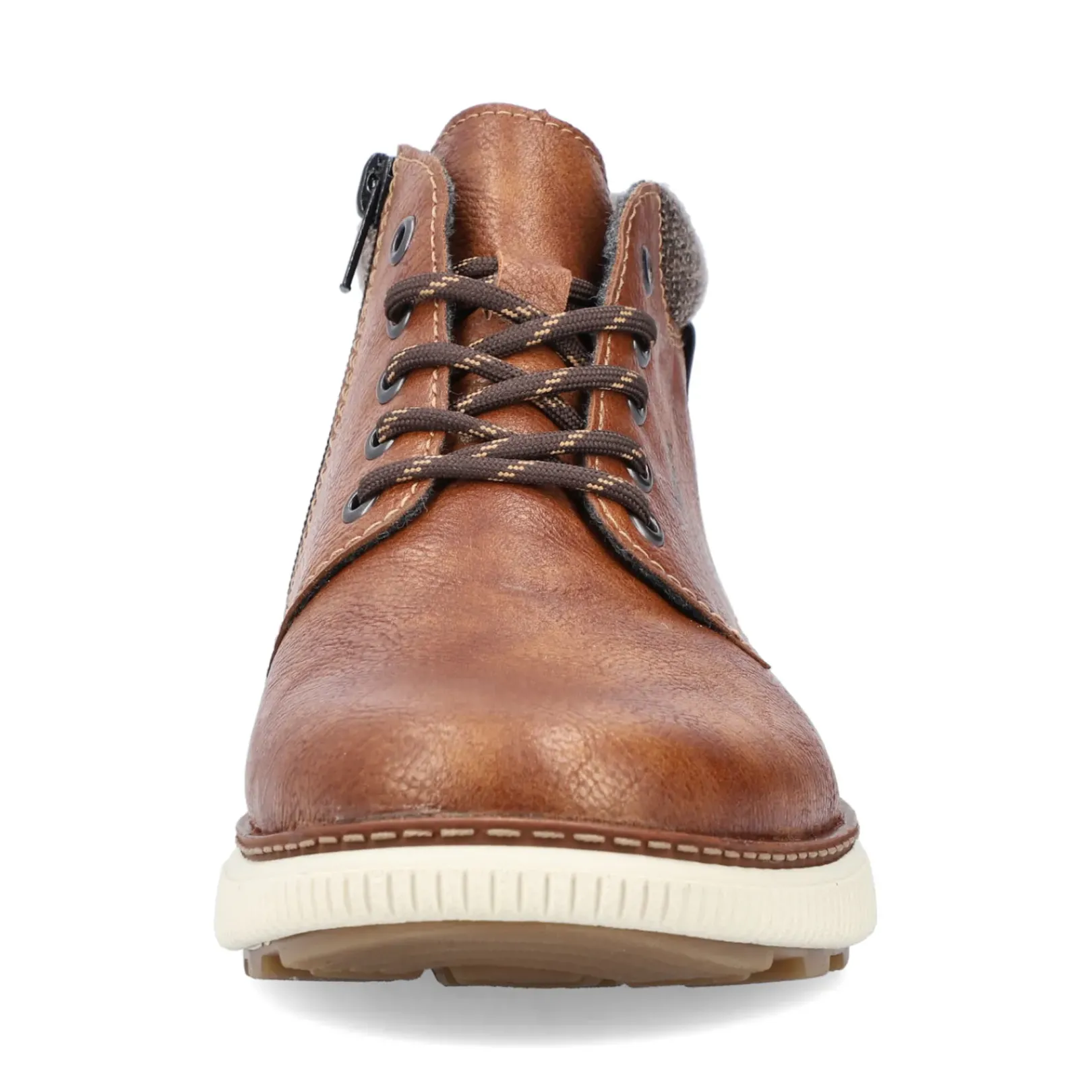 Sale Rieker Sznurowane Buty Meskie W Kolorze Kasztanowo-Brazowym