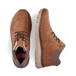 Sale Rieker Sznurowane Buty Meskie W Kolorze Cynamonowego Brazu