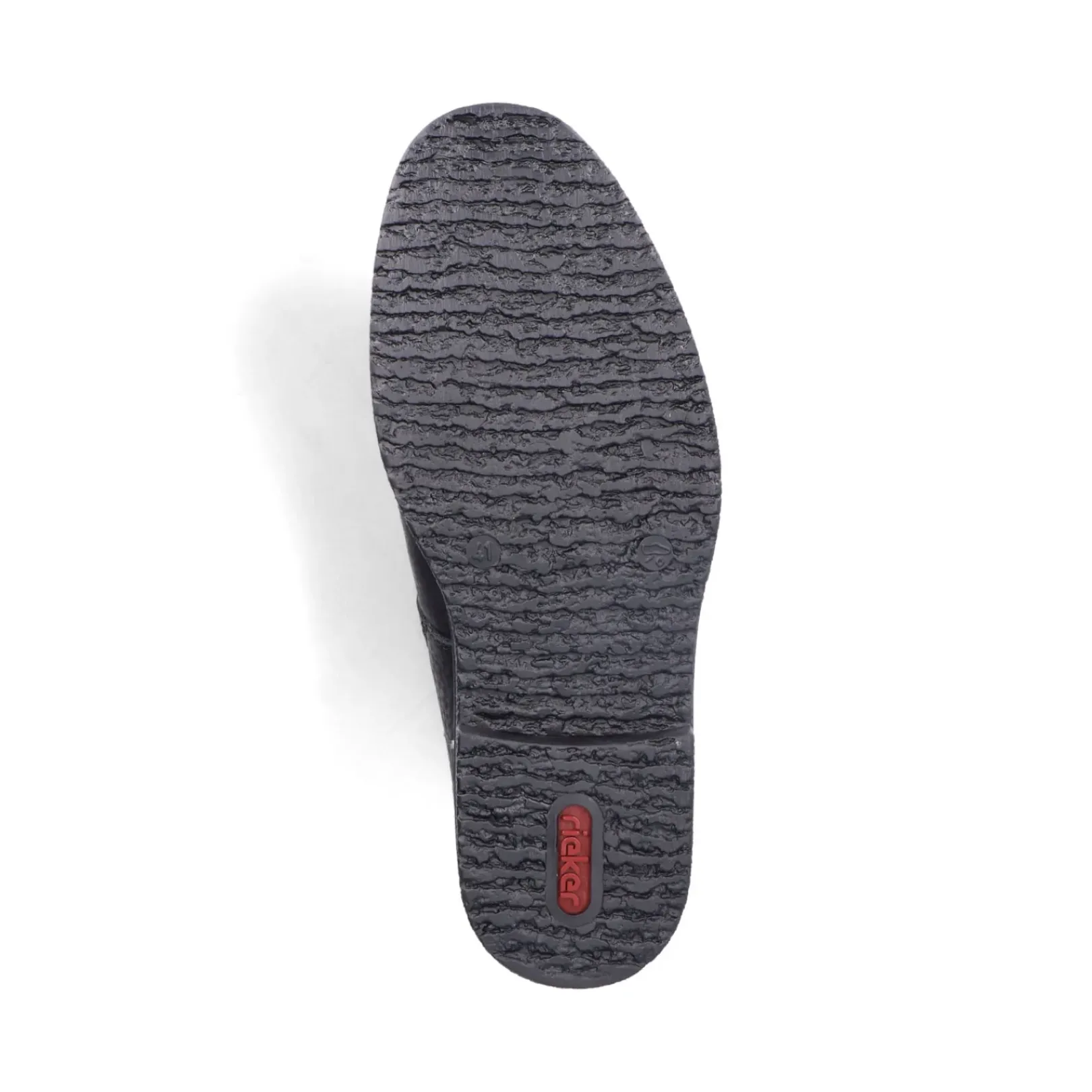 Fashion Rieker Sznurowane Buty Meskie W Kolorze Grafitowo-Czarnym