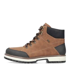 Sale Rieker Sznurowane Buty Meskie W Kolorze Jasnobrazowo-Czarnym