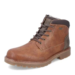 Discount Rieker Sznurowane Buty Meskie W Kolorze Nugatowo-Brazowym