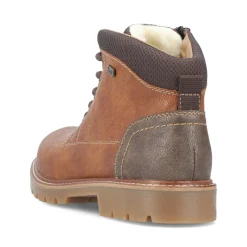 Discount Rieker Sznurowane Buty Meskie W Kolorze Nugatowo-Brazowym