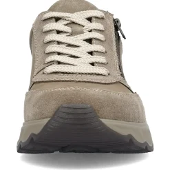 New Rieker Sznurowane Buty Meskie W Kolorze Jasnobrazowym