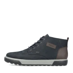 Discount Rieker Sznurowane Buty Meskie W Kolorze Ciemnoniebiesko-Szarym