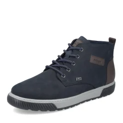 Discount Rieker Sznurowane Buty Meskie W Kolorze Ciemnoniebiesko-Szarym
