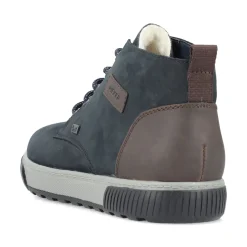Discount Rieker Sznurowane Buty Meskie W Kolorze Ciemnoniebiesko-Szarym
